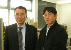 代表取締役柿添社長三ツ元氏 竹内氏