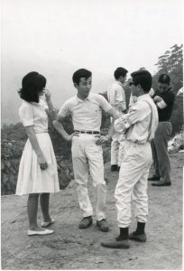 1963.July 5th、伊豆長岡ヒルクライム、宏子さん、三保敬太郎